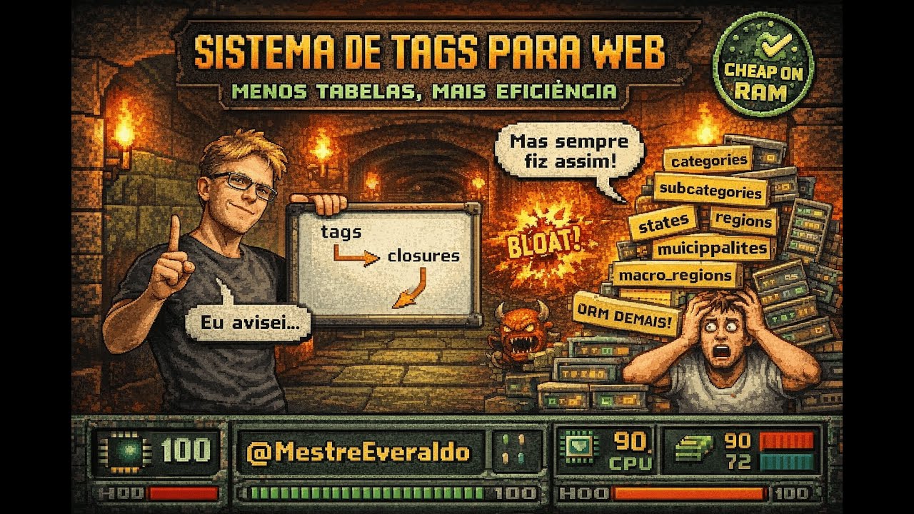 Sistema de Tags para Web - Menos Tabelas, Mais Eficiência e Melhor Experiência para o Usuário