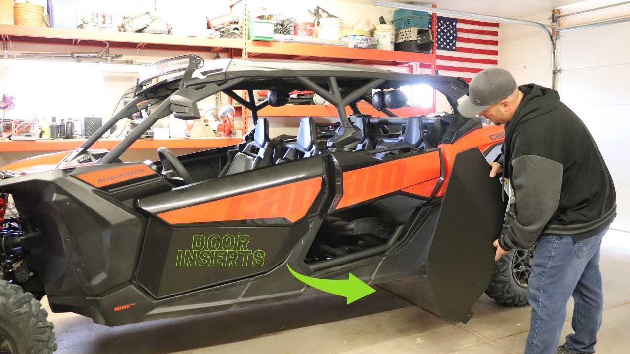 Maverick X3 Turbo. Lower Door inserts installation