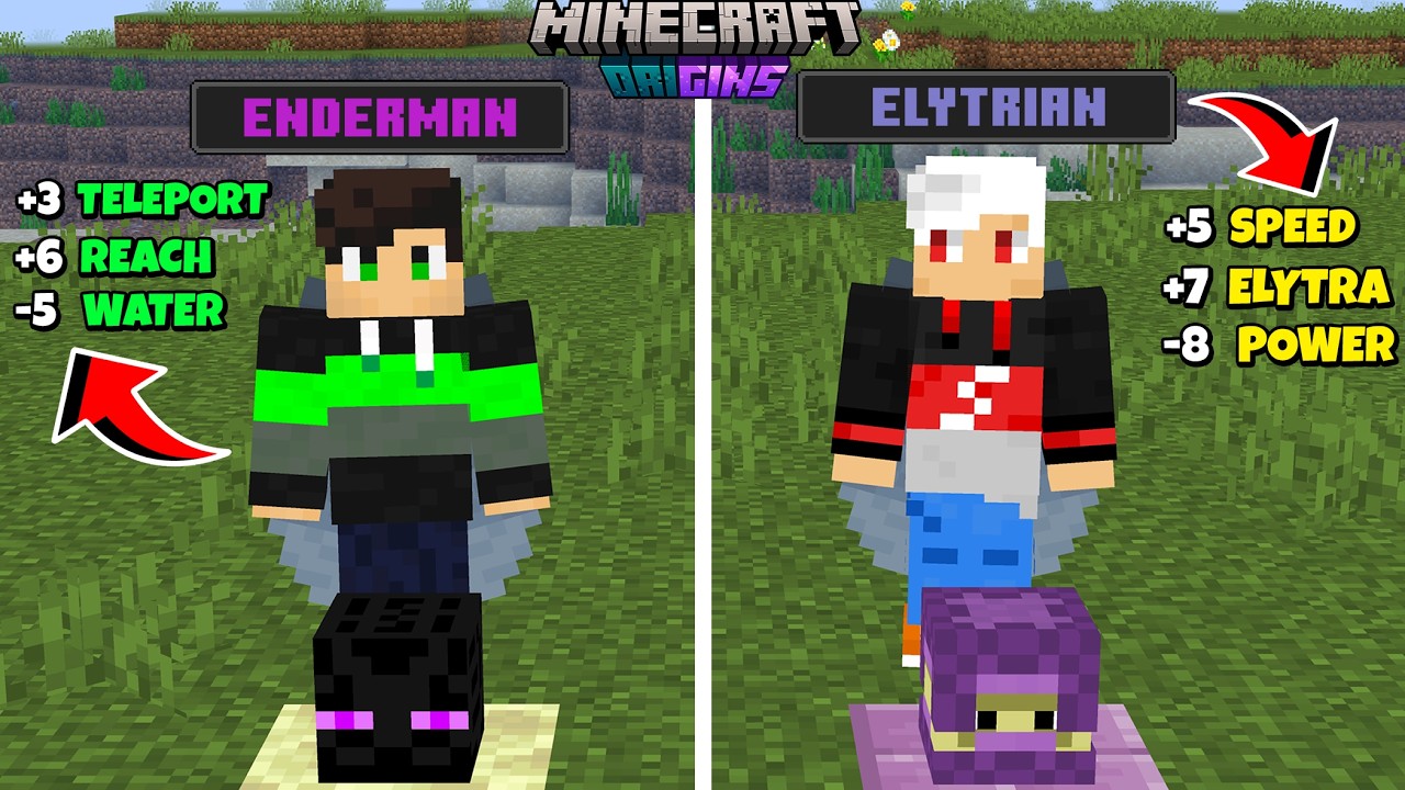 We Have Minecraft Mob Powers In Minecraft Origins !