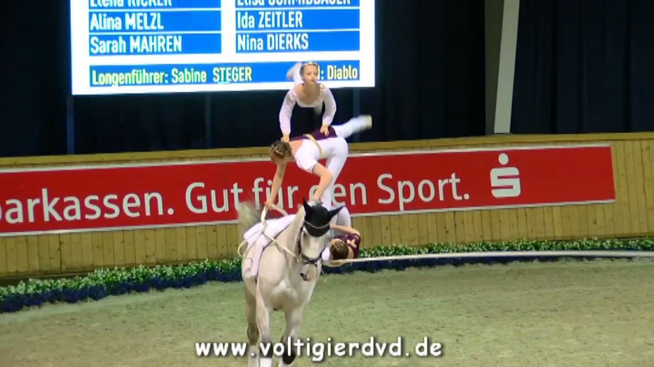 Gut Waffenschmiede Junior I - Team 03 - DJM Voltigieren Aachen 2017