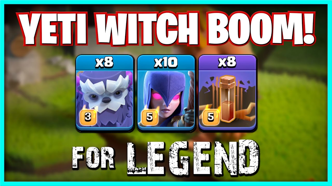 CoC TH13 Attack Strategy 2020 | The Yeti Witch Spam New Th13 Attack Strategy in Clash of Clans