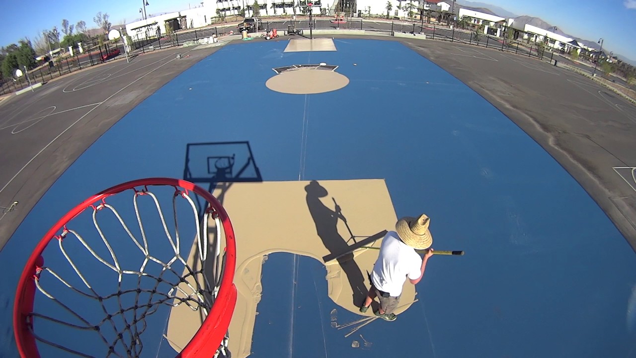 Basketball Court Resurfacing by BBC