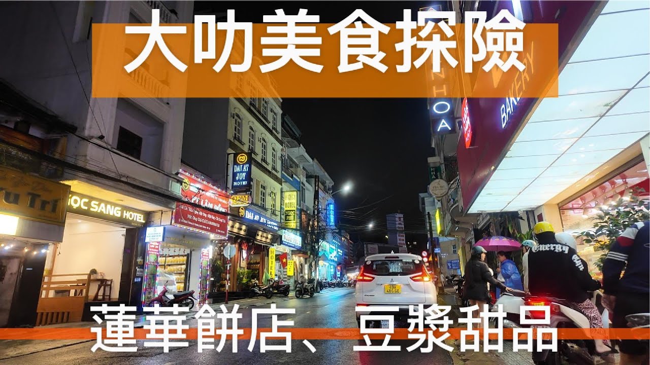 大叻探險記，夜晚的小巷尋奇以及美食探險 (越南旅行/胡志明/胡志明旅行/自由行胡志明/越南攻略/越南vlog/胡志明vlog)