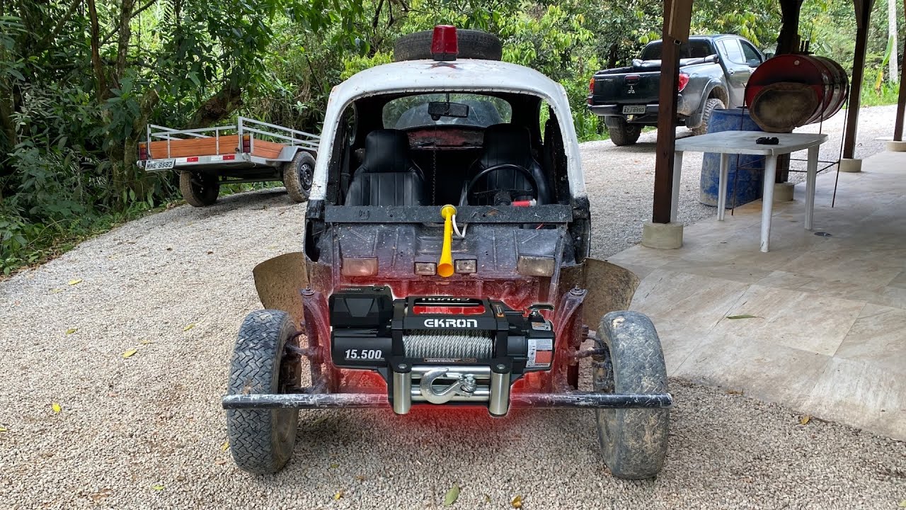 COMPREI UM GUINCHO PARA O FUSCA DE TRILHA.
