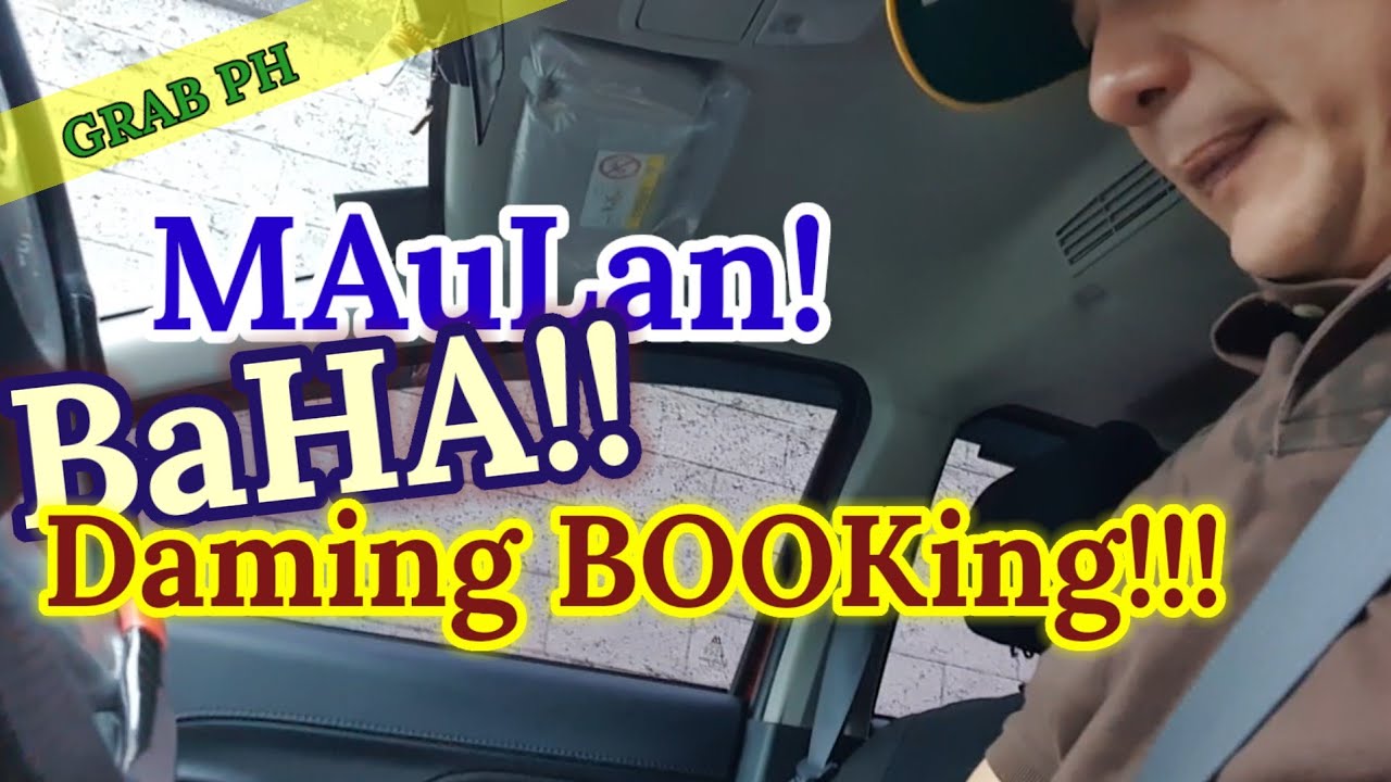 Kahit masama panahon byahe lang nabaha pa GRABCAR 4-6 Seater