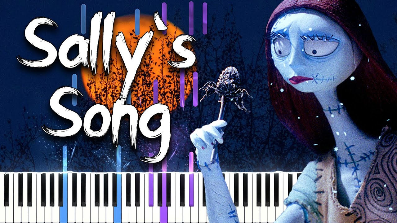 The Nightmare Before Christmas - Sally's Song - Piano Tutorial (Piano Cover + Sheets)