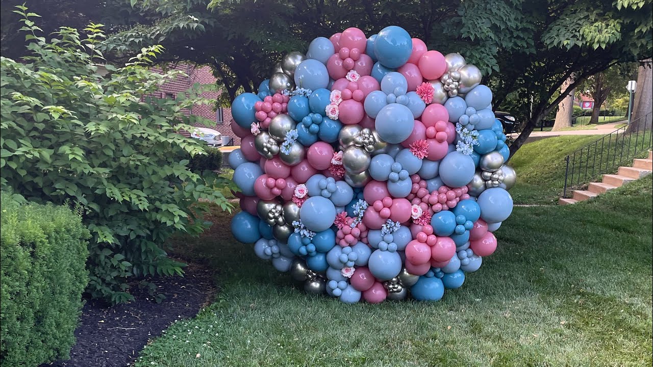 Circle Balloon Wall Tutorial | DIY