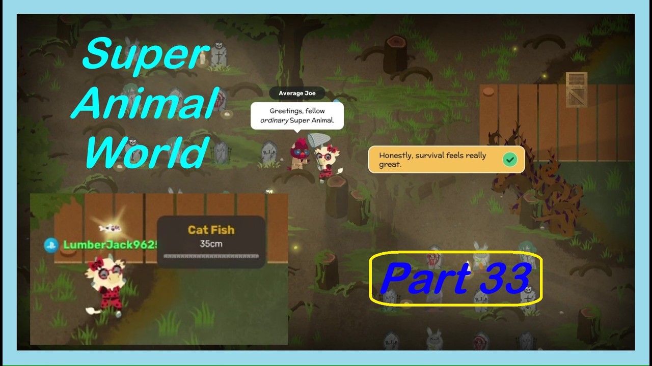 Completing and Fishing! (Super Animal World) Part 33