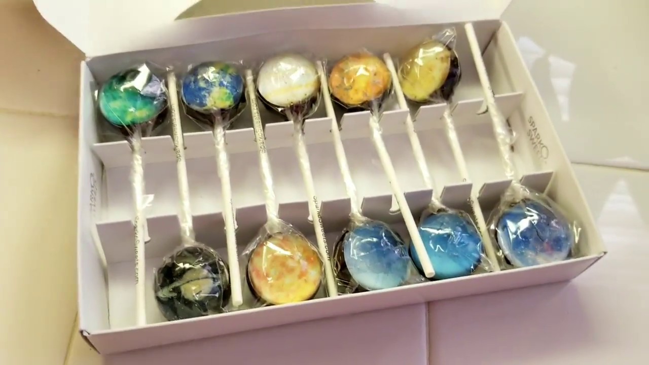 Sparko Sweets - 3D Planet / Galaxy Lollipops - Unboxing!