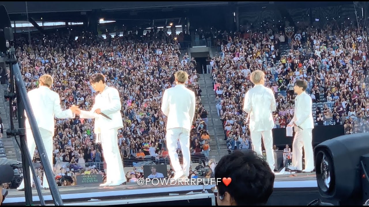 190519 - First Ment - BTS 방탄소년단 - Speak Yourself Tour - Metlife Day 2 - HD FANCAM