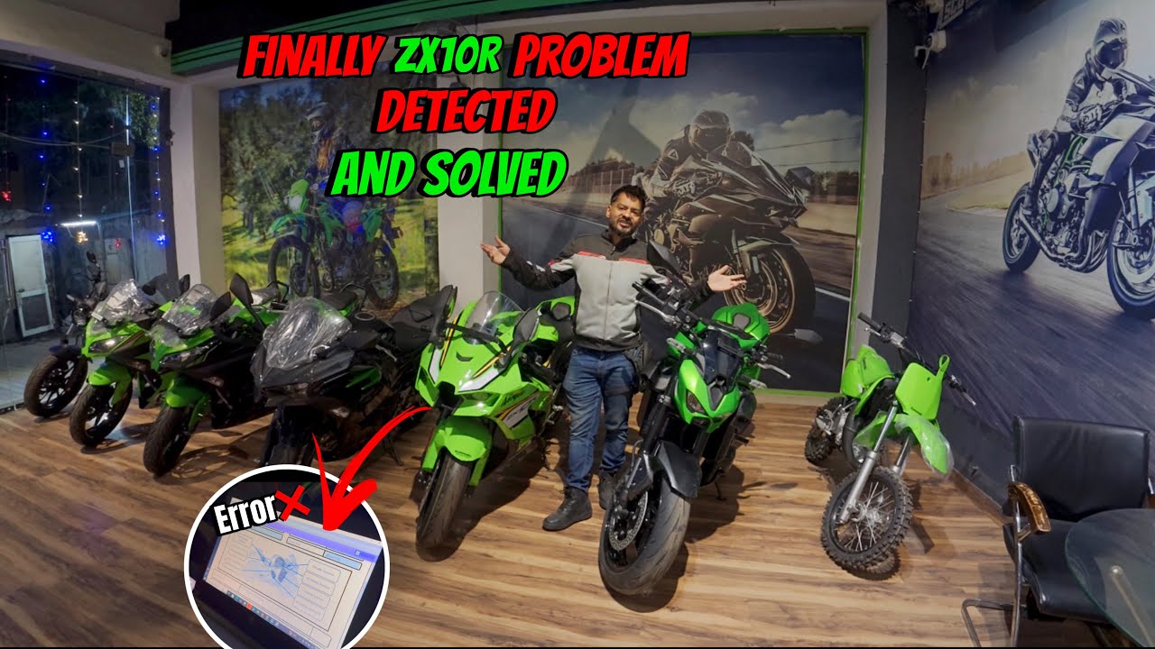 Finally problem solved of My new Zx10R