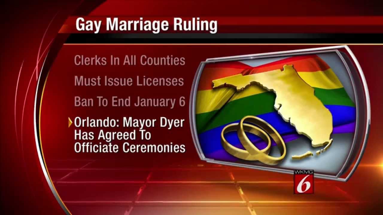 WKMG - Judge Says Clerks May Issue Same Sex Marriage Licenses