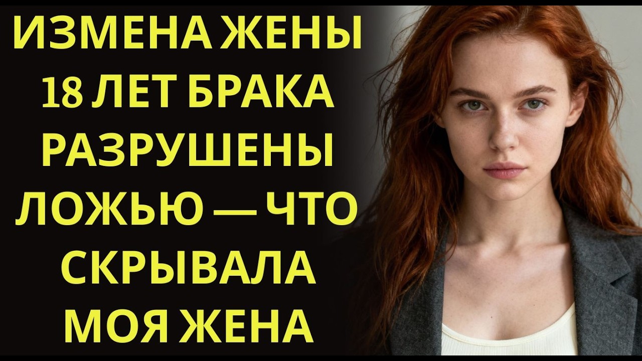 ИЗМЕНА ЖЕНЫ 18 лет брака разрушены ложью — что скрывала моя жена