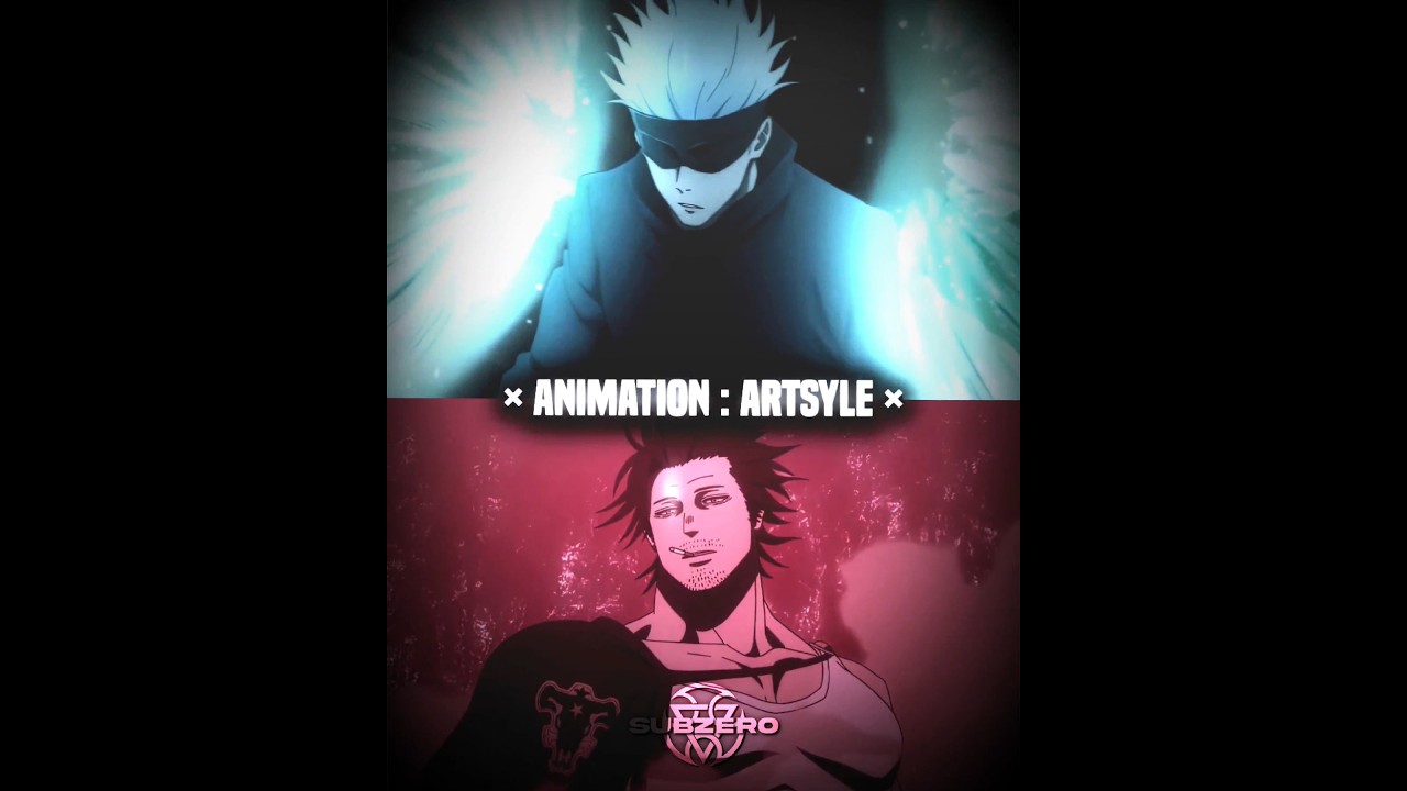 Jujutsu kaisen vs Black clover #shorts #anime #1v1