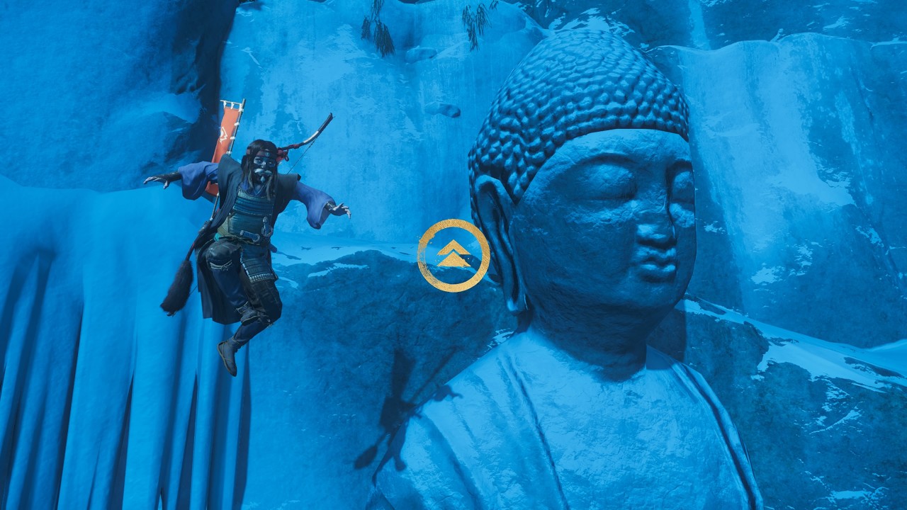 Ghost of Tsushima　雪に咲く赤　白金　パーフェクトソロ　弓取