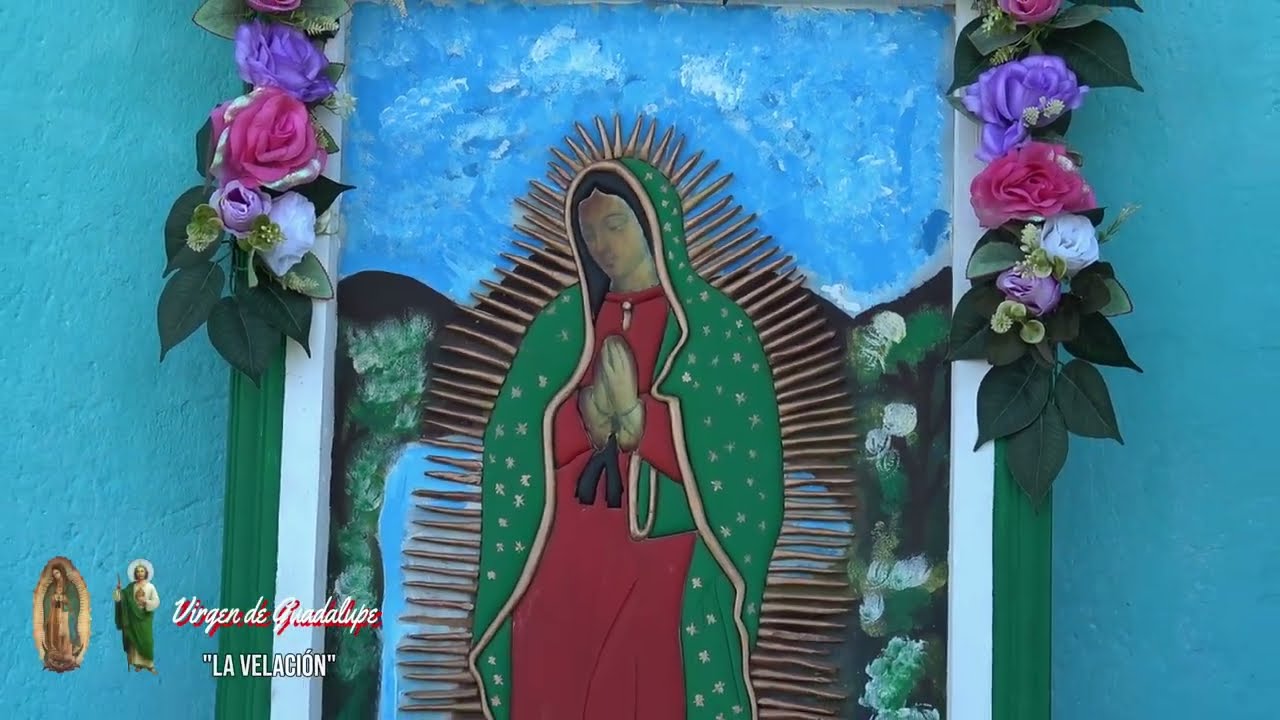 VELACIÓN DE LA VIRGEN DE GUADALUPE Y SAN JUDAS TADEO en casa de la Fam. Arcos Palma, San Marcos, Gro