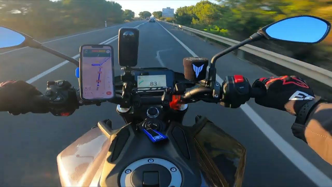 🌞 CHILL POV RIDE ALICANTE AIRPORT | MT 09 35Kw [4K]