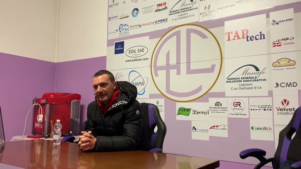 Mister Stefano Punzi commenta la vittoria del suo Legnano