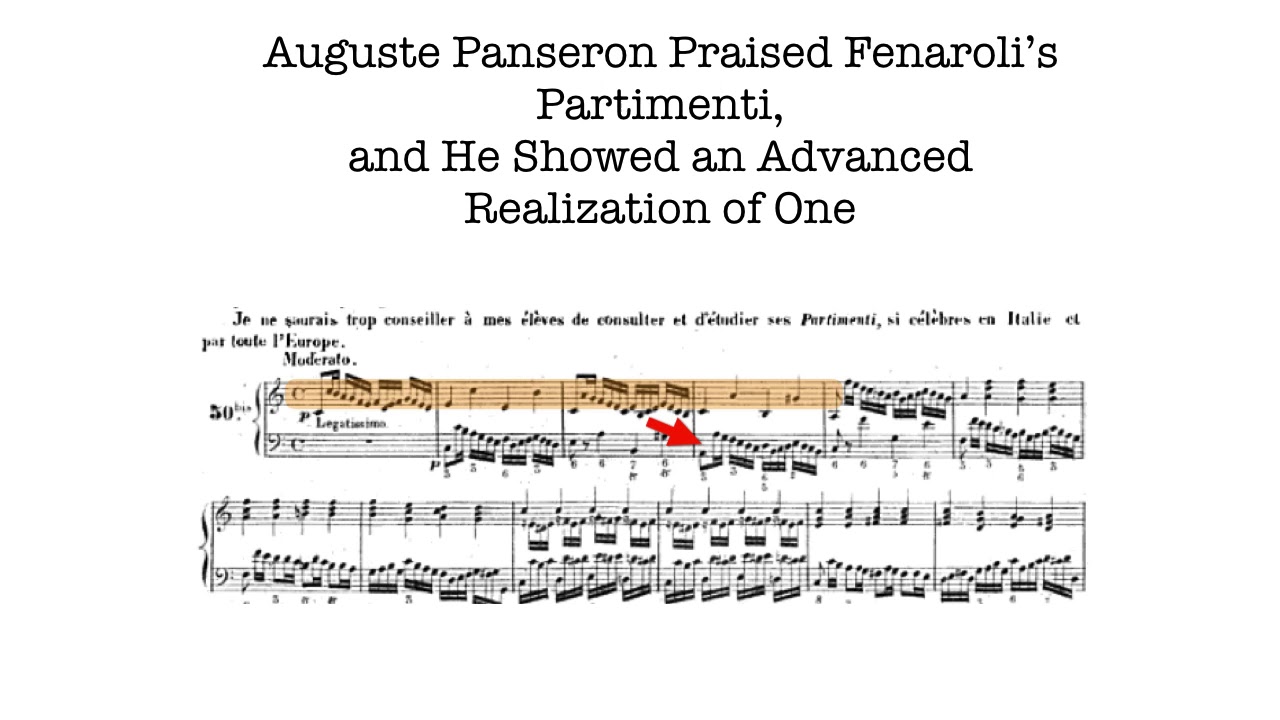 Video 19.3--Panseron Elaborates a Partimento
