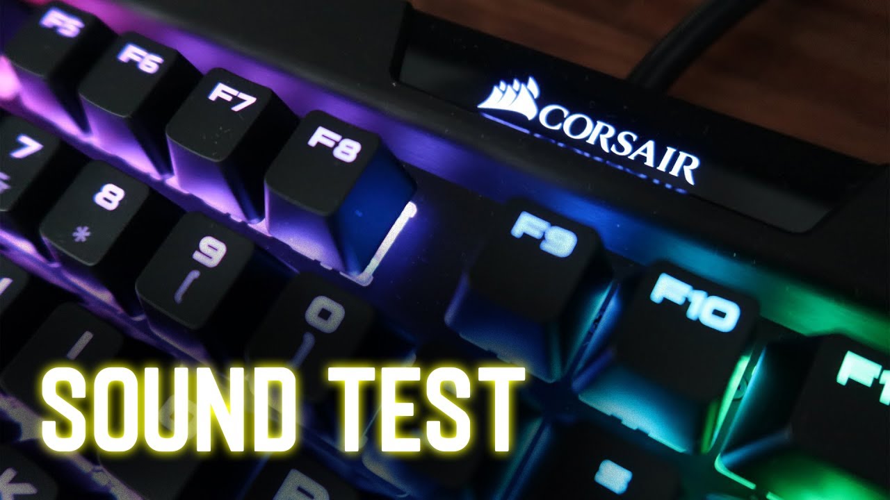 Unboxing Corsair K70 Mk2  (Cherry MX Brown) + Sound Test