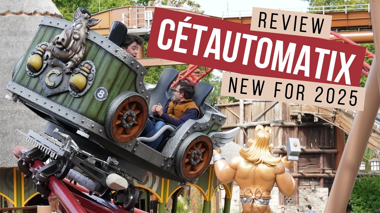 Disappointing Cétautomatix Review - The Latest Rollercoaster to open at Parc Asterix!