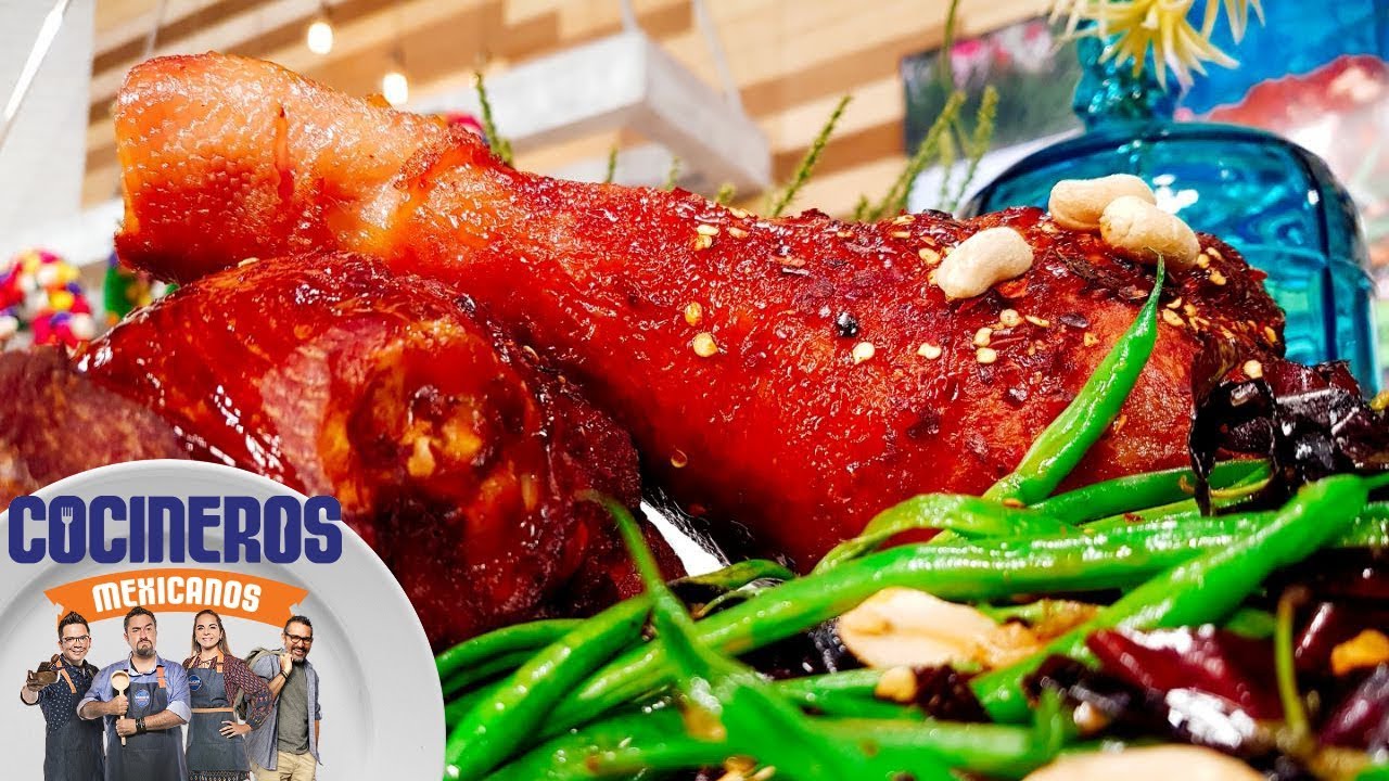 Receta: Piernas de pavo ahumadas en salsa dulce picante | Cocineros Mexicanos