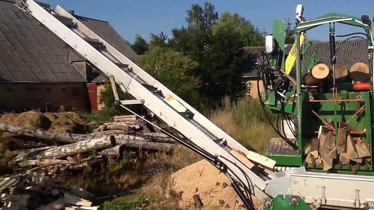 homemade firewood processor 6 cyl perkins danish