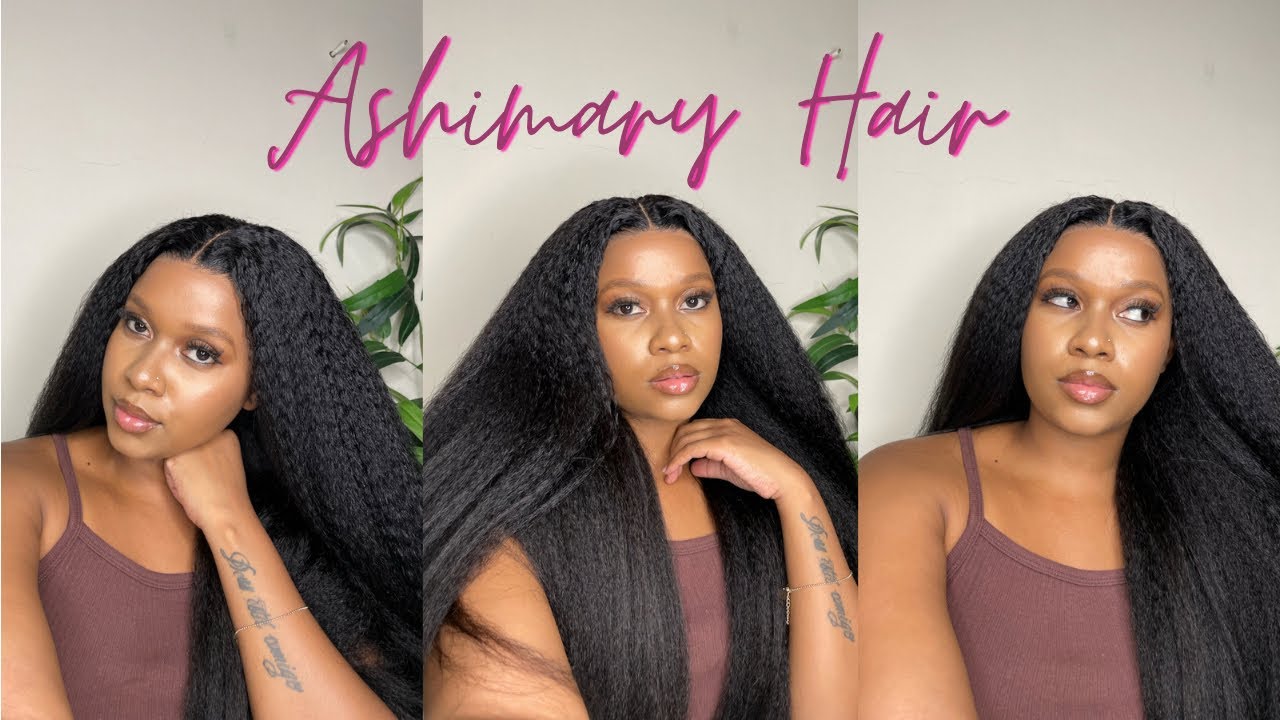 REALISTIC & NATURAL 26 inch KINKY STRAIGHT WIG ft. ASHIMARY HAIR | ONA OLIPHANT