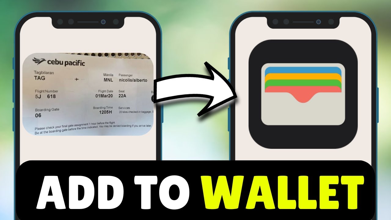 How To Add Cebu Pacific Boarding Pass To Apple Wallet (2026) - Full Guide