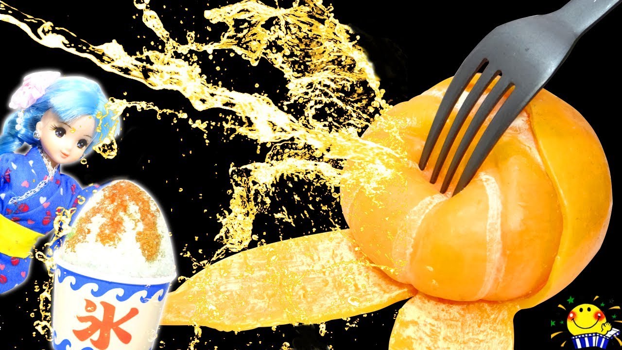 【みかんのスクイーズで料理対決★】★夏祭りをしよう♩