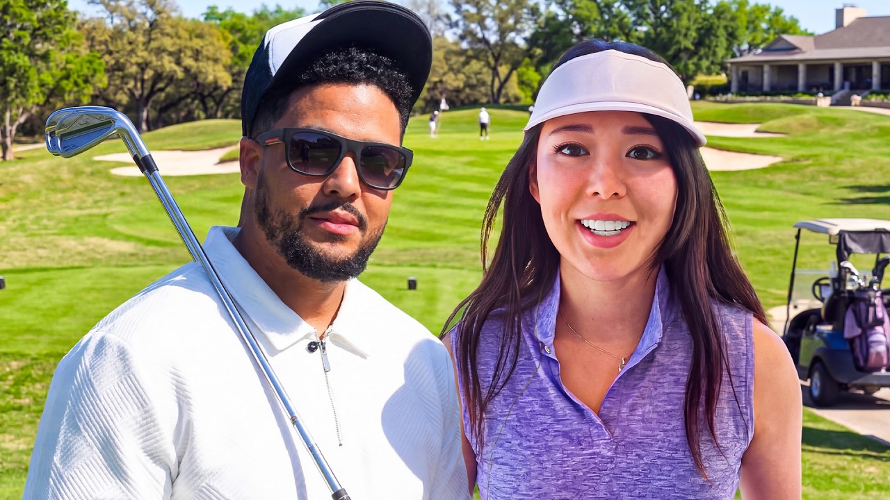 Extra Emily Plays Golf With Nick!
