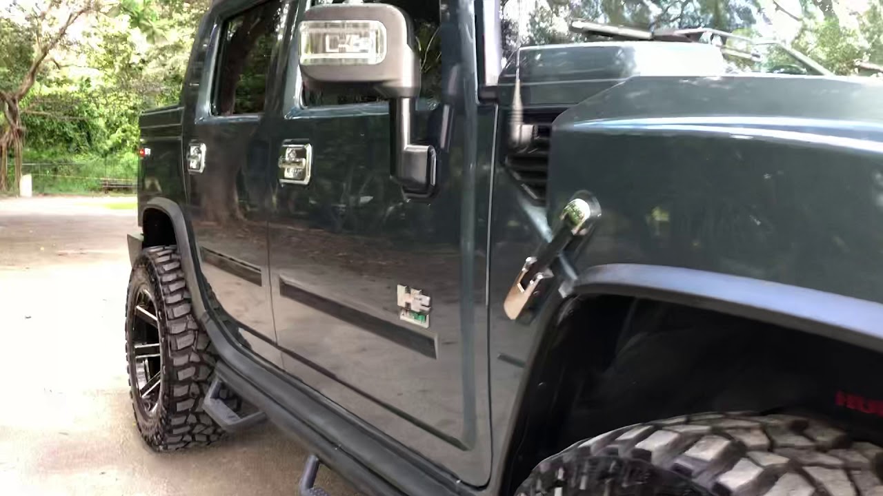 Custom 2006 Hummer H2 SUT walk around and short drive
