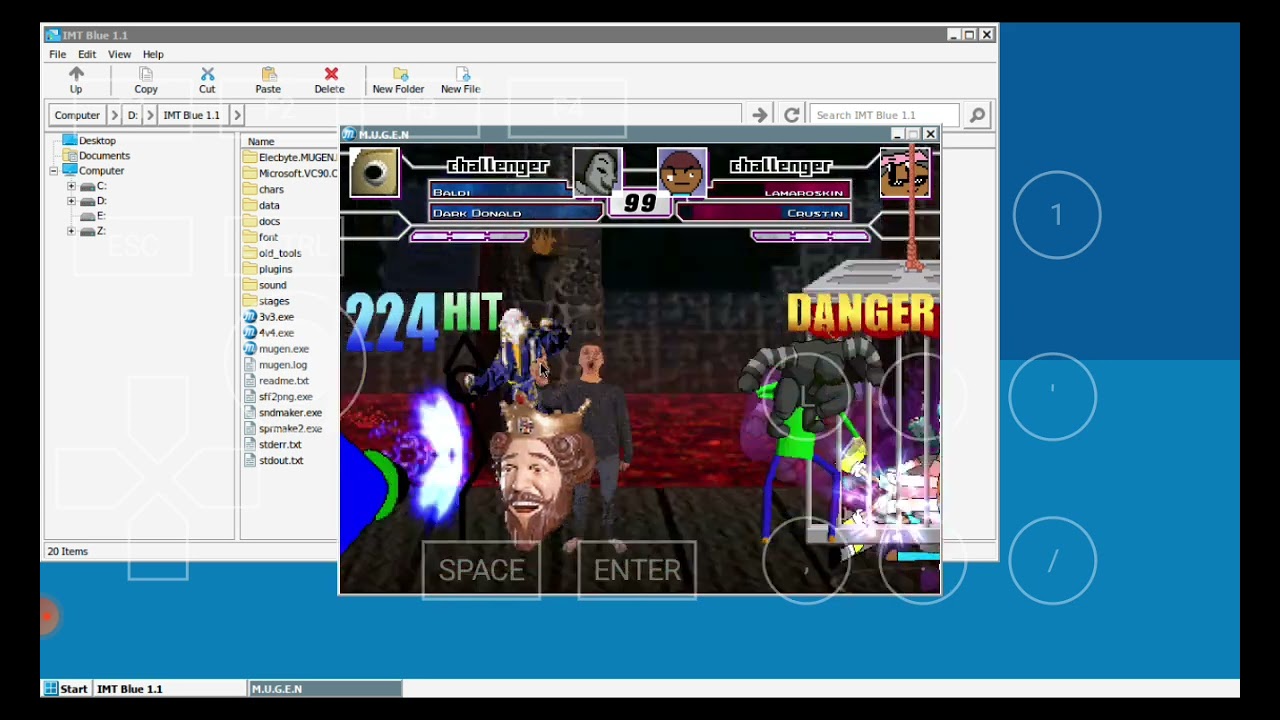 MUGEN: You have a 0 IQ, LamerForeskin