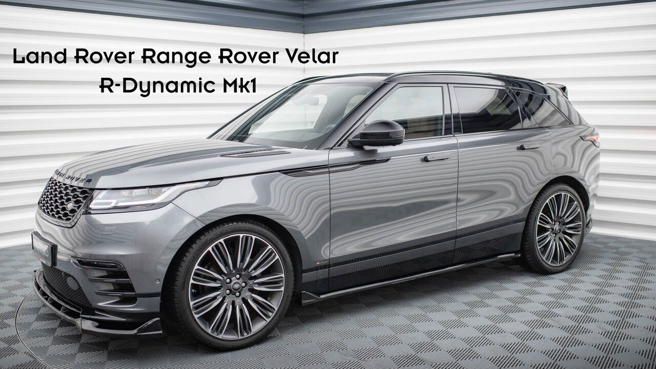 Range Rover Velar R-Dynamic Mk1 (2017 - 2023) | Maxton Design Splitter Set | Presentation #308