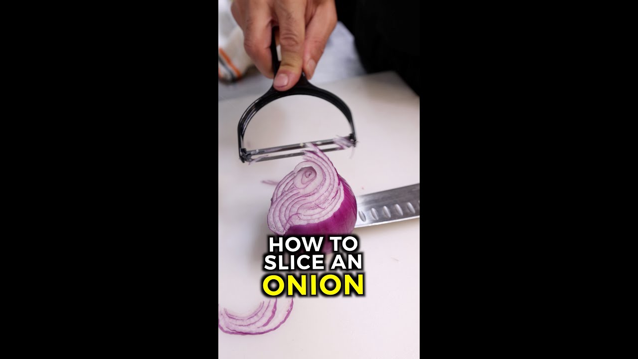 Kitchen Hack For Slicing Onions