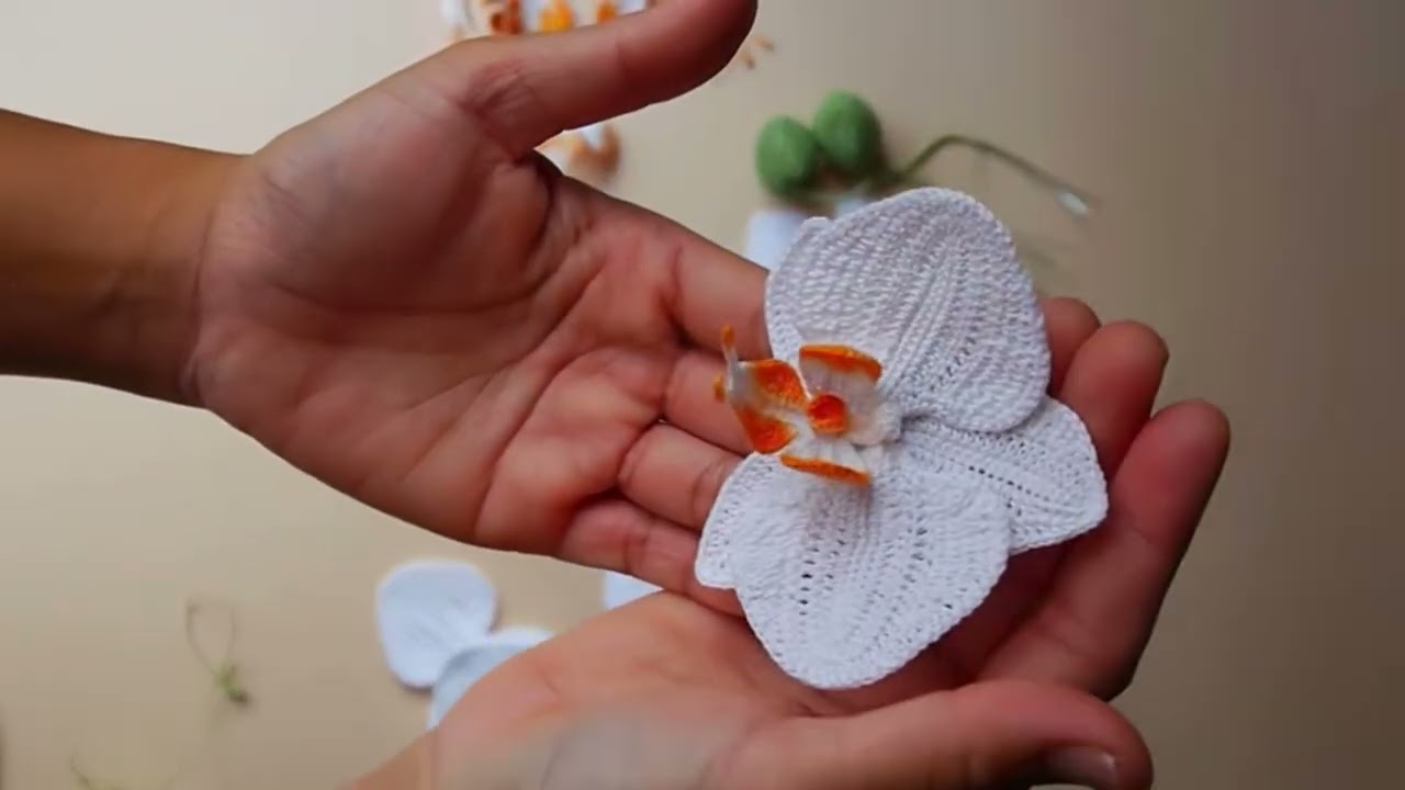 How to assembly crochet Moth Orchid🌸 | DIY Tutorial crochet Flower | Gehäkelte Orchideen 💐