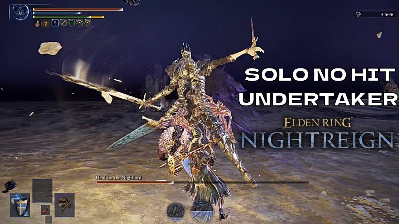 Heolstor Solo No Hit Boss Fight (Undertaker) - Elden Ring Nightreign