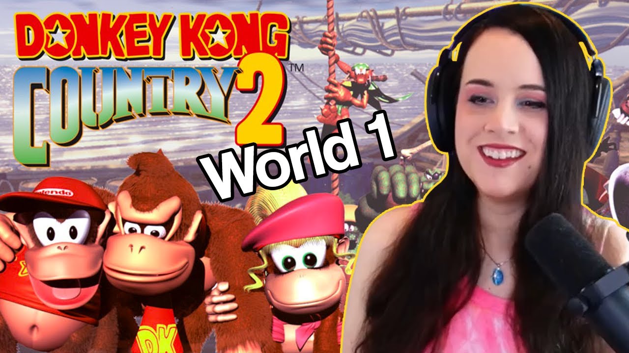 My First Time Playing Donkey Kong Country 2! - bunnytails (Let's Play part 1)