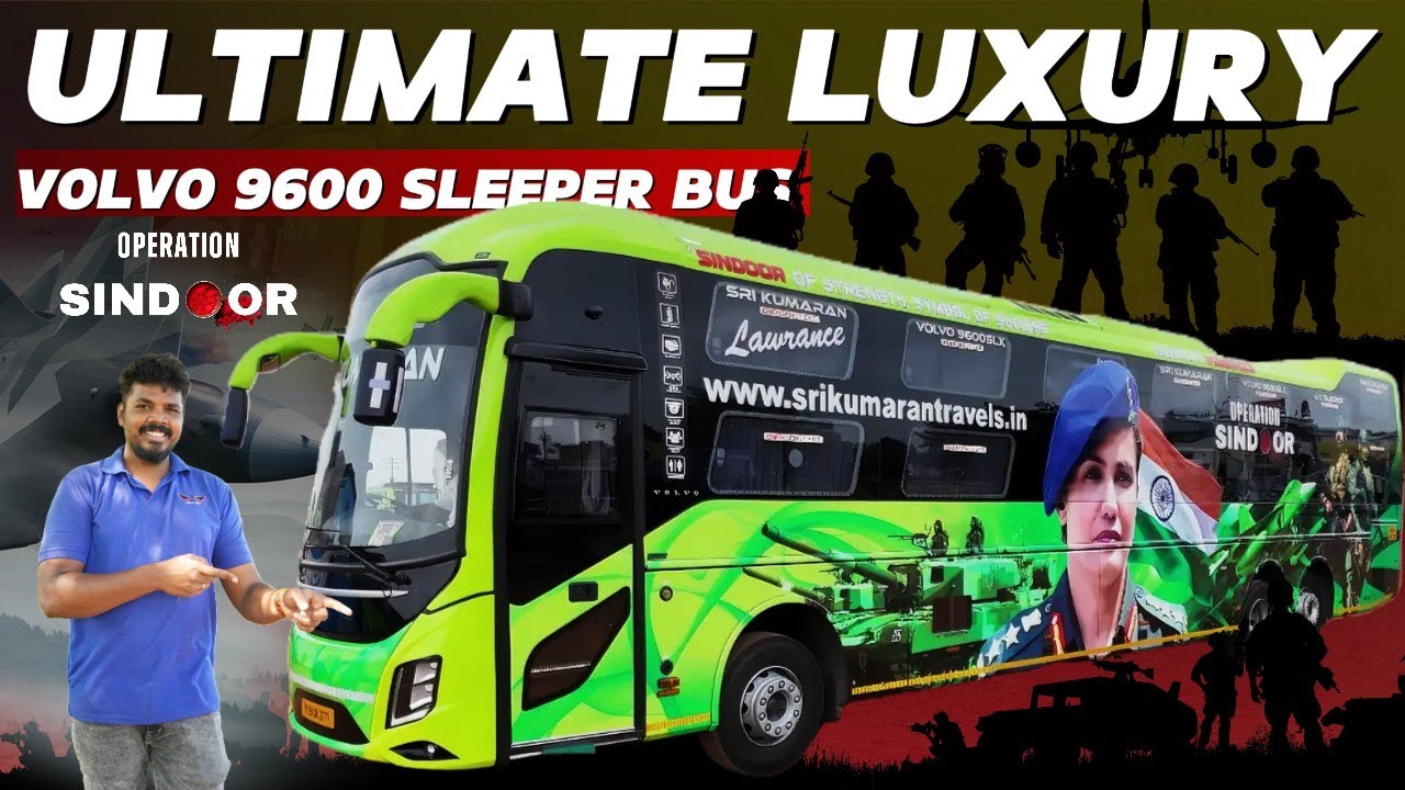 Roadயில் மிதக்கும் கப்பல்! 😱 Ultra Luxury Sleeper Bus | Volvo 9600 SLX