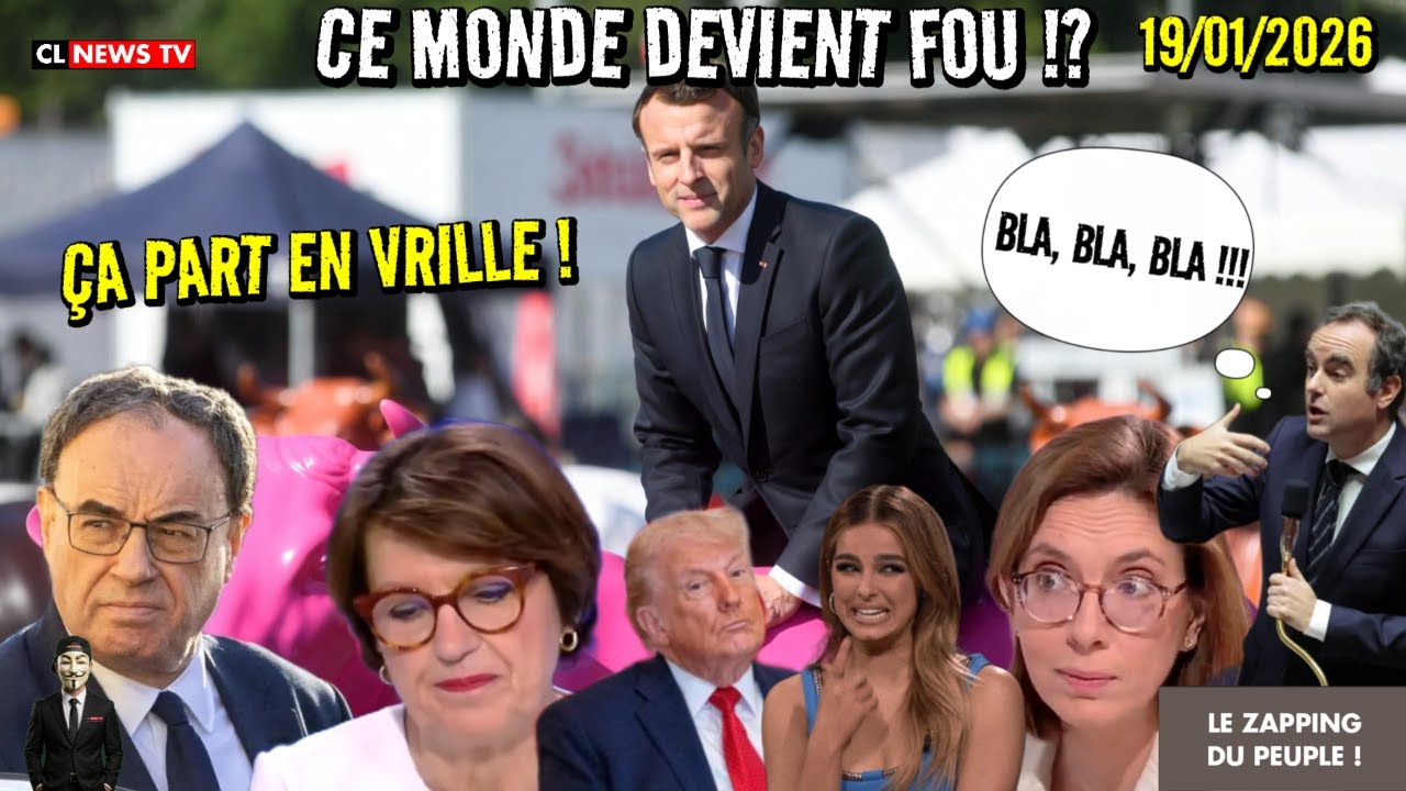Ce monde devient fou !? CSG, Extraterrestres en Angleterre, Genevard DNC, Montchalin, Groenland…