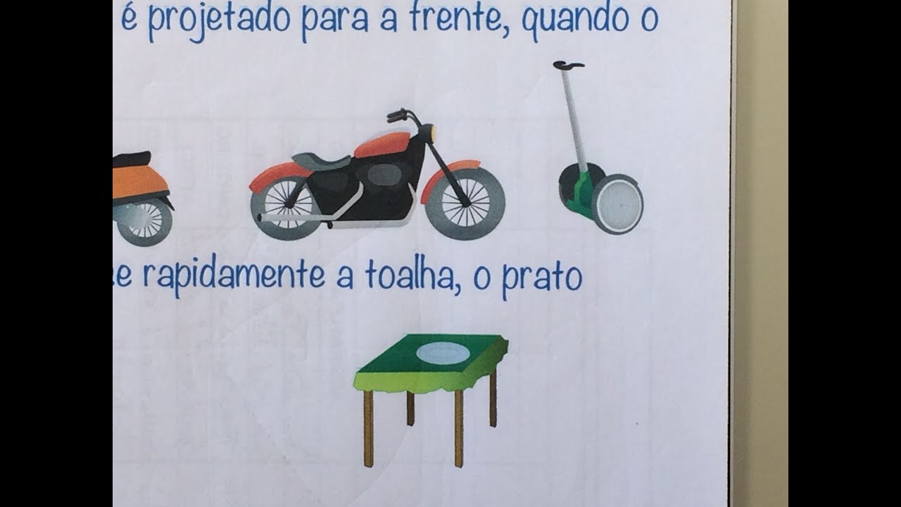 FBNET | Dn7 - Como observar a primeira lei de Newton - exemplos do cotidiano