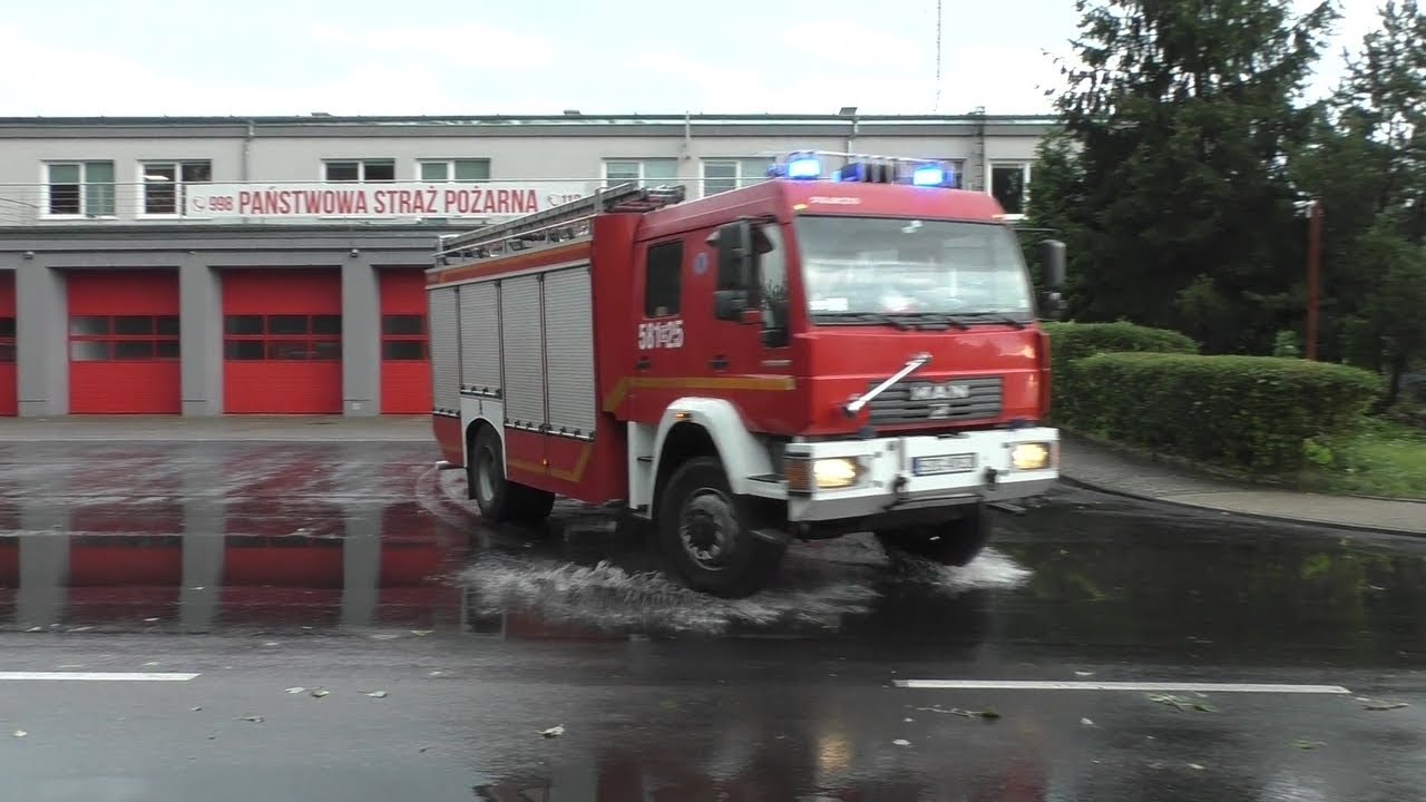 Wyjazd Alarmowy 581[E]25 GCBA 5/40 MAN LE 18.280/Stolarczyk z JRG Zgierz