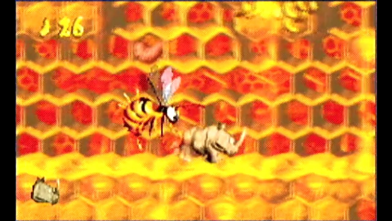 【スーパードンキーコング2(ゲームボーイアドバンス版)】ランビといっしょ【4-6】
