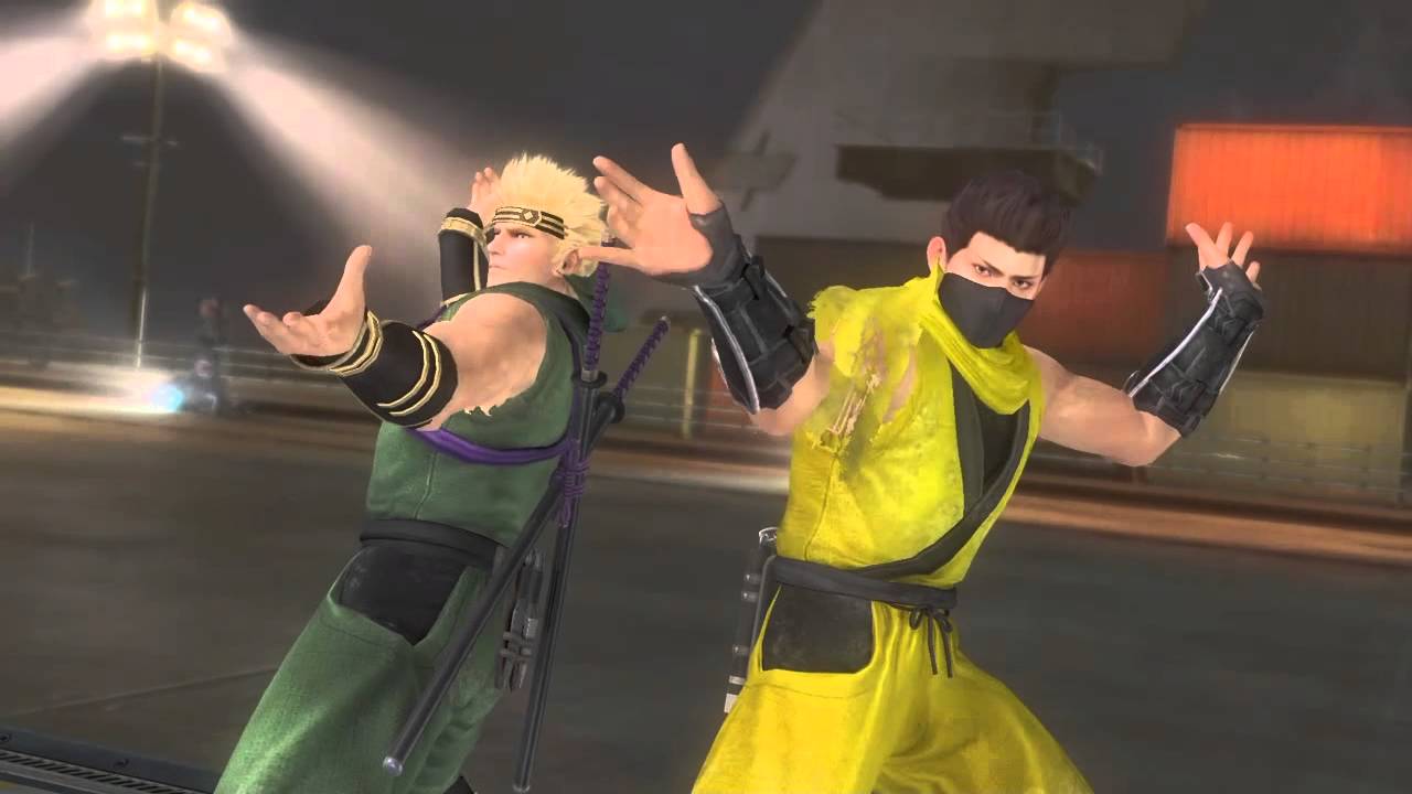 Dead or Alive 5 Jann Lee and Jacky tag team on champ (no matches lost)