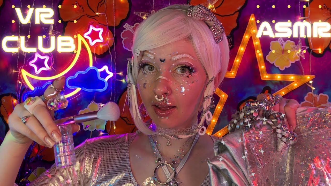 FIRST Time at the VIRTUAL REALITY Club of the Future! 🌟 ASMR Soft Spoken Makeover w/ Layered Sounds