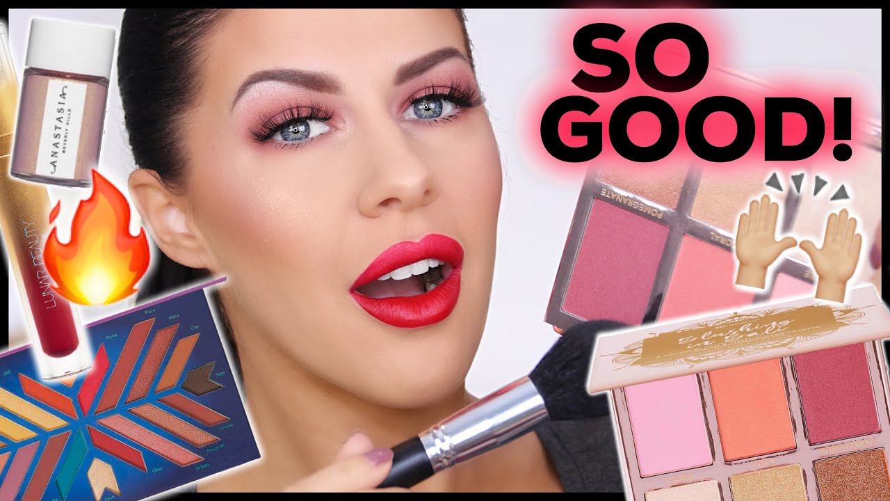 FULL FACE OF NEW MAKEUP THAT I'M LOVING!!! BENEFIT, ABH, BH COSMETICS & MORE!!