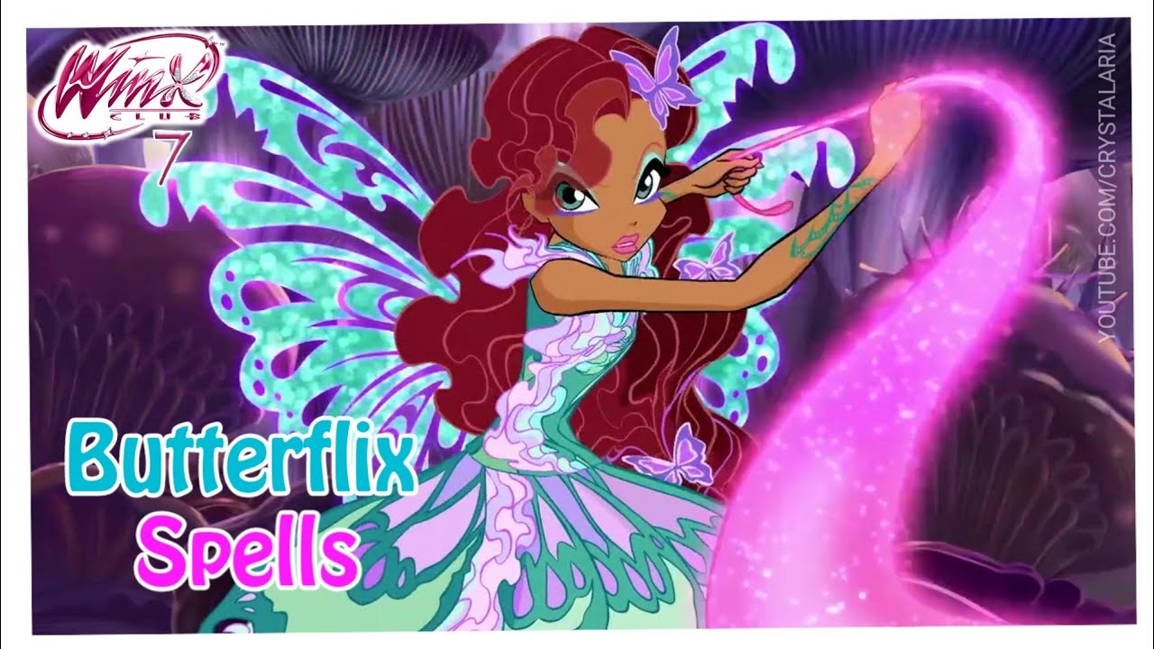 Winx Club Season 7 - Aisha Butterflix Spells - English