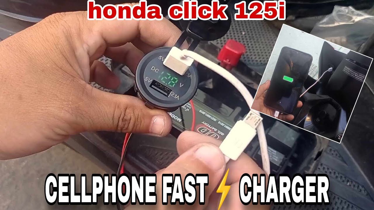 DIY | CHARGER INSTALLATION | honda click 125i | pwede na pang long ride