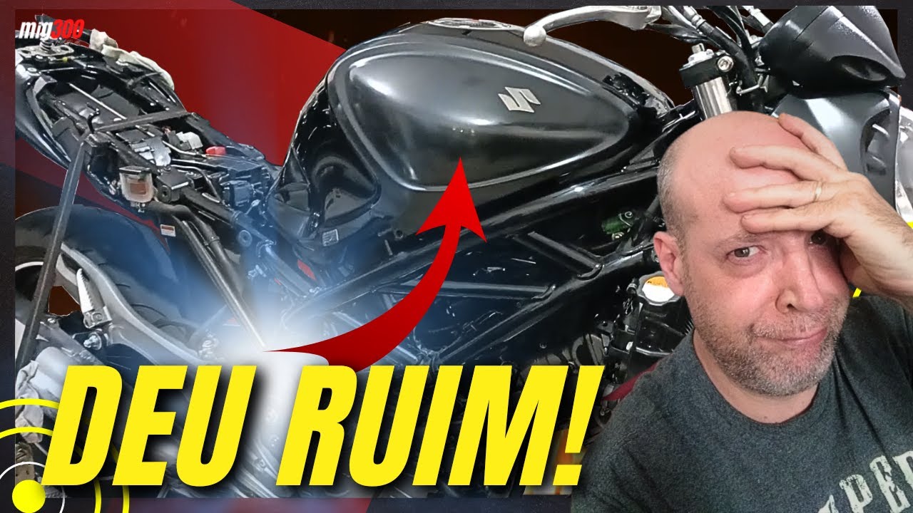 REVISÃO [SUPER COMPLETA] SUZUKI GLADIUS 650 3ªparte | Pode Cortar a Corrente da Relação?