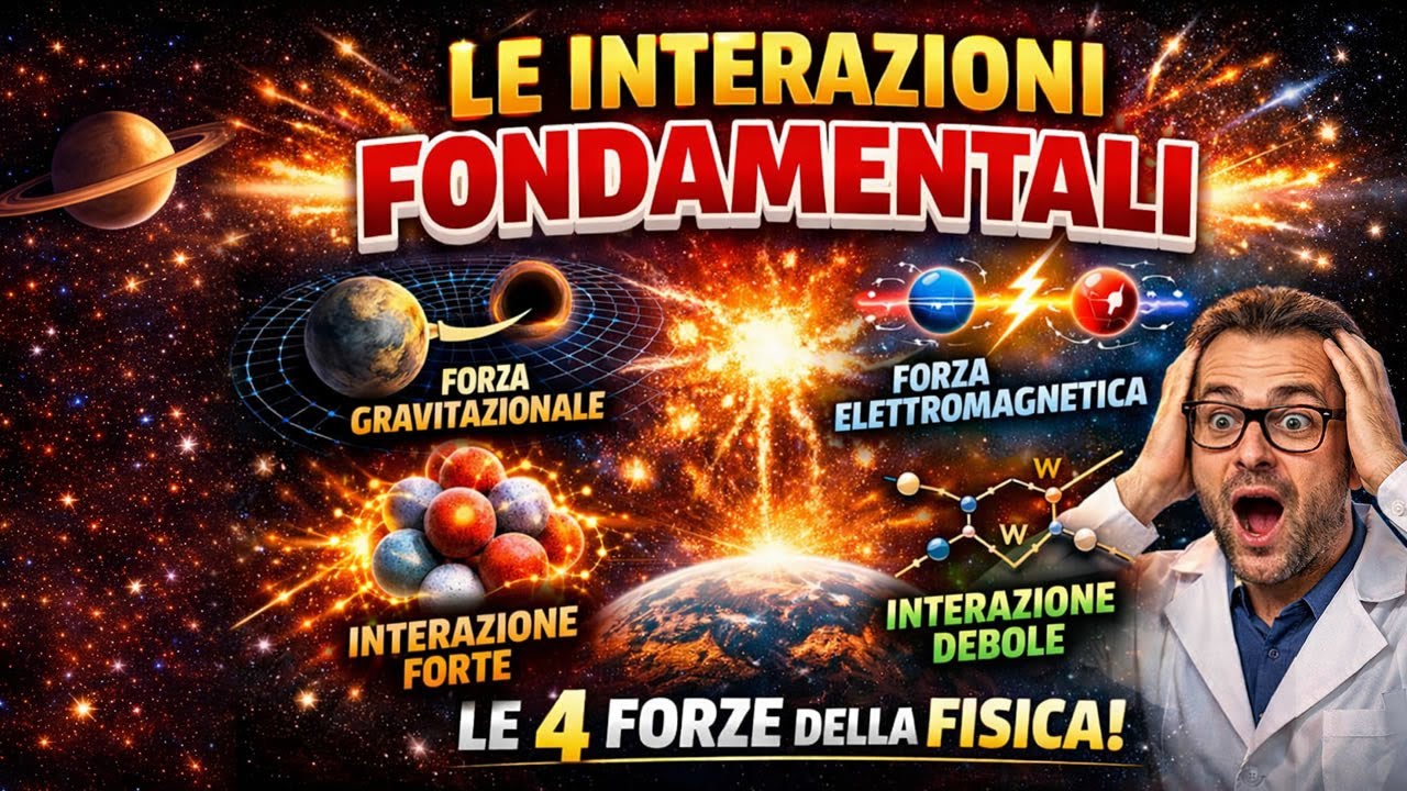 ⚛️ Le 4 forze fondamentali dell’universo spiegate in 7 minuti